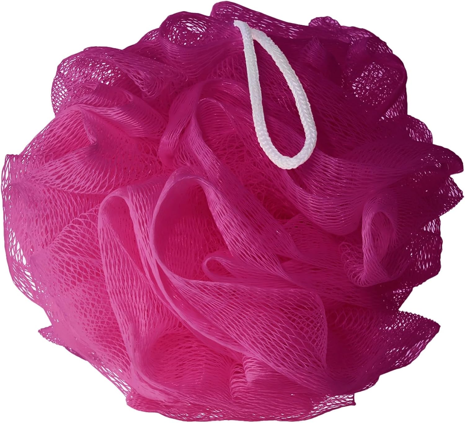 Bliss Exfoliating Shower Pouf Sponges, Colorful Loofah Body Sponges for Bath and Shower - 4 Pack