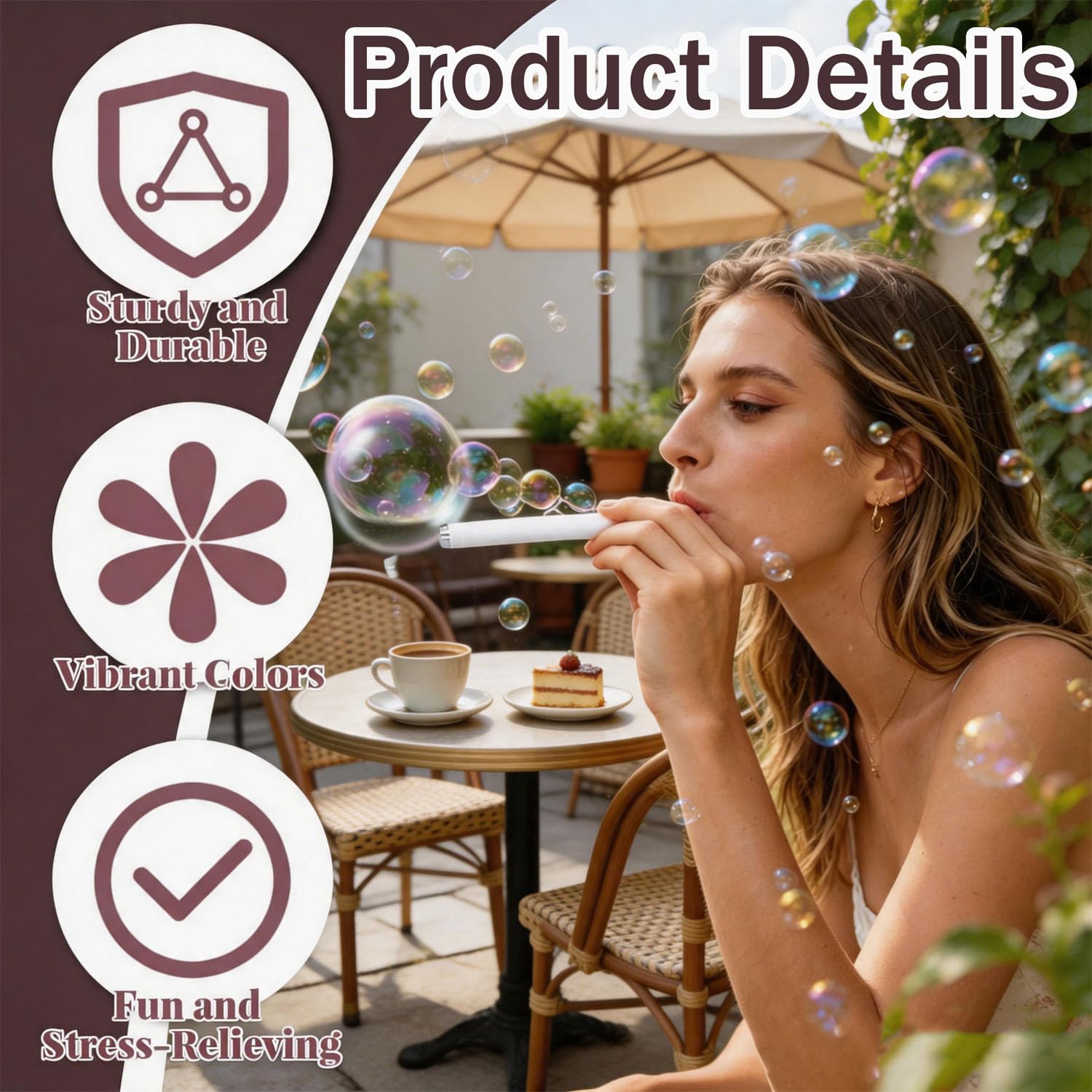 Pack De 4 Máquinas De Burbujas Mini Anti-Estrés – Incluye Solución Y Varitas, Ideal Para Regalos Y Fiestas