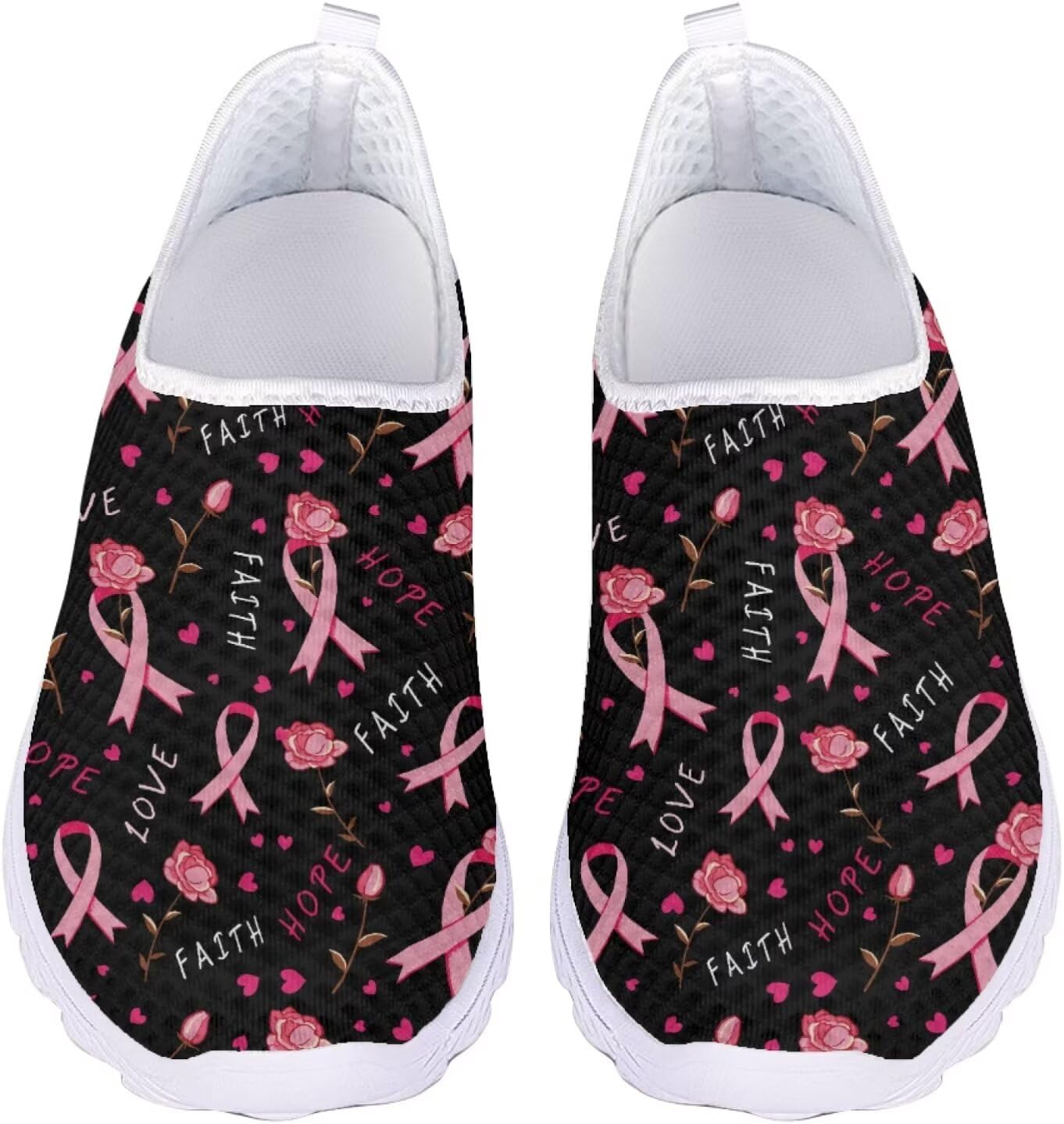 Jeiento Christmas Shoes for Womens Athletic Running Shoes Fashion Tennis Shoes Walking Sneakers