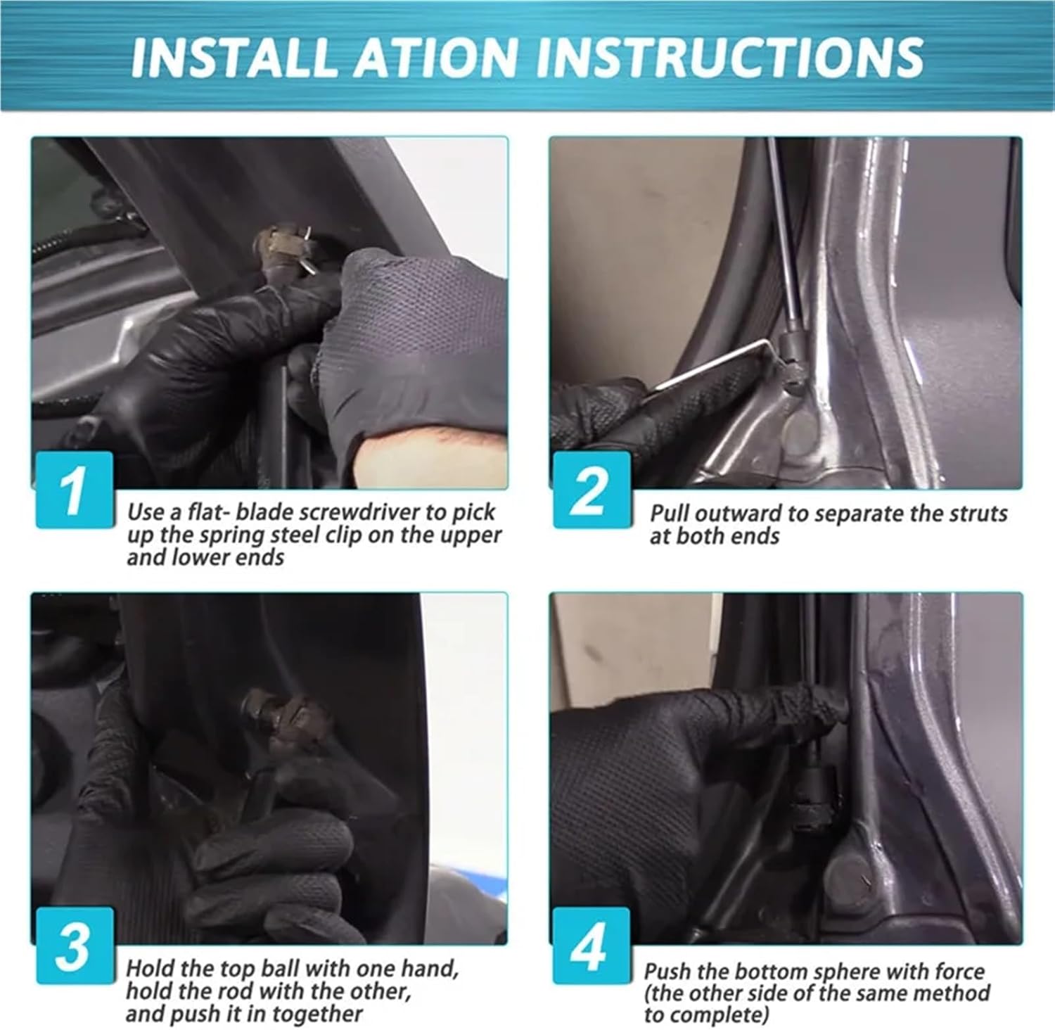 Tailgate Struts 2Pcs/Set Car Rear Tailgate Boot Gas Struts Support Rod Shock Car Accessories Fit for Ford Escape 2001-2012 Fit for Mazda Tribute 2008-2012 Steady