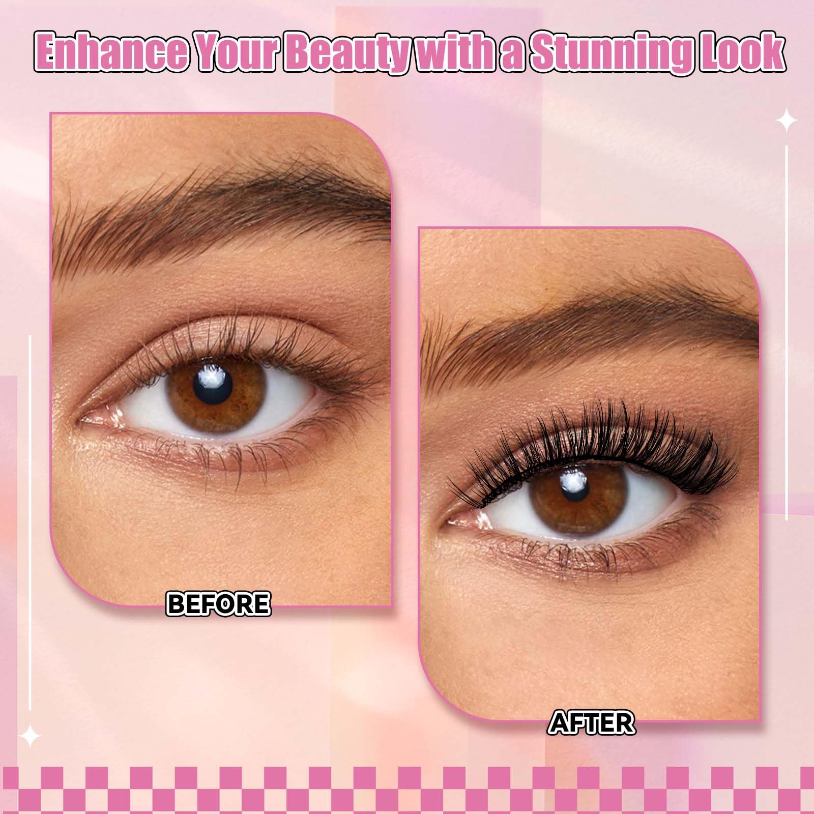 FADLASH Faux Cils FADLASH Cluster Individuel Cils a Cils 144pcs 0.07D 8-16mm DIY Réutilisable Extension Cils Bouquet(F5)