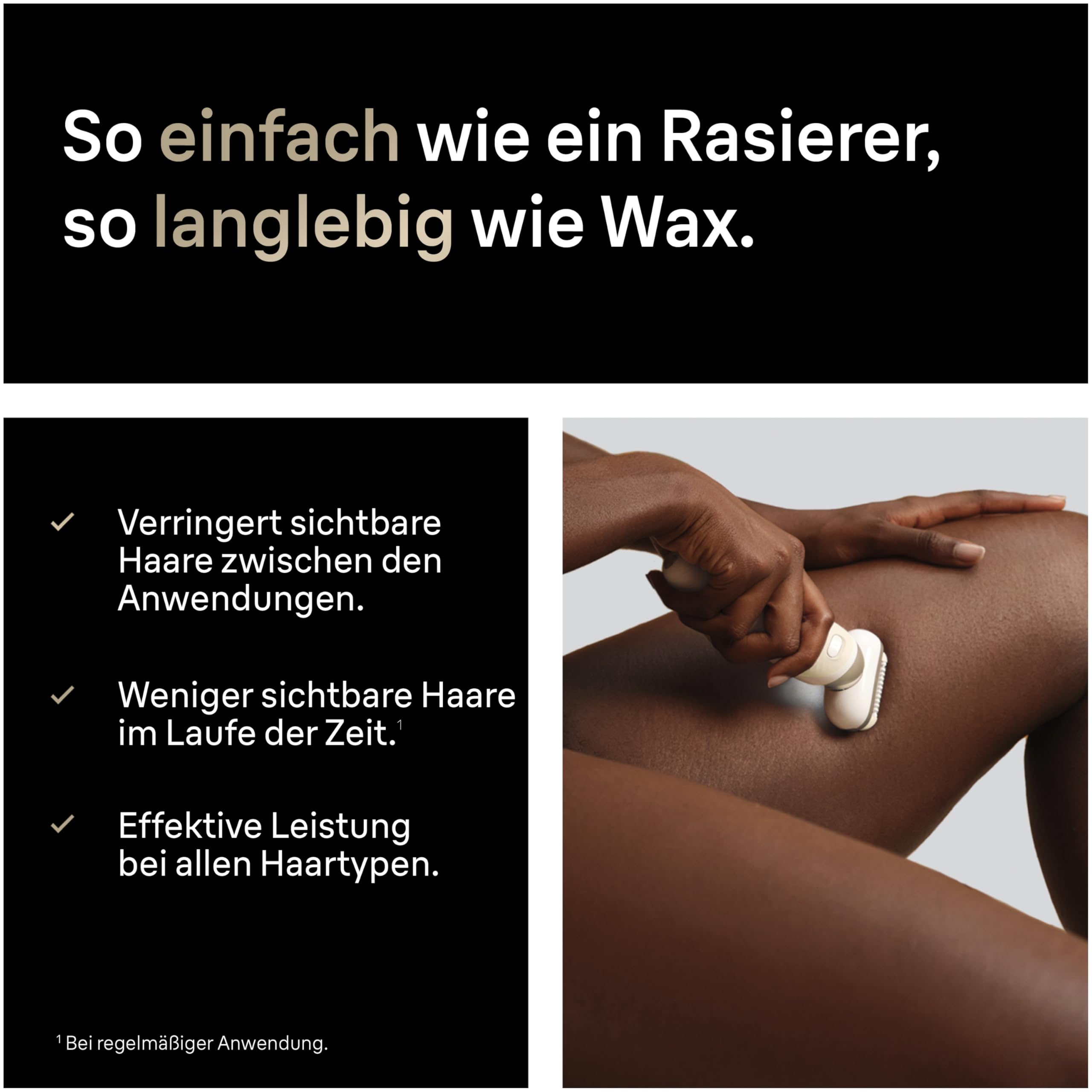 Braun Epilierer Damen Silk·épil 9 Flex, Ladyshaver 9-041 3D, Gold - 360° Flexibler Kopf für eine einfache Haarentfernung, Langanhaltend glatte Haut, Wasserdicht, Inkl. Etui und Trimmeraufsatz