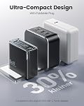 USB C Bloc du chargeur, 140W 4-Port PD 3.1 Compact GaN Chargeur mural rapide pour ordinateur portable compatible avec MacBook Pro 16", MacBook Air, Dell XPS, iPad Pro, iPhone 17 16 Series,Galaxy S24, Pixel 9, Deck à vapeur