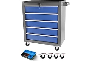 5-Drawer Rolling Tool Chest: Portable Organization for Your Workshop
