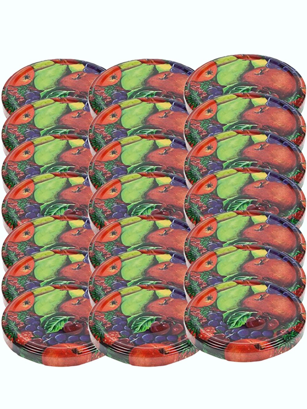 680er Set Ersatzdeckel Twist-Off-Deckel für Sturzgläser To 82 Obst Sturzglas passend für 230, 350, 435, 540, 565 ml Einmachgläser Einkochgläser