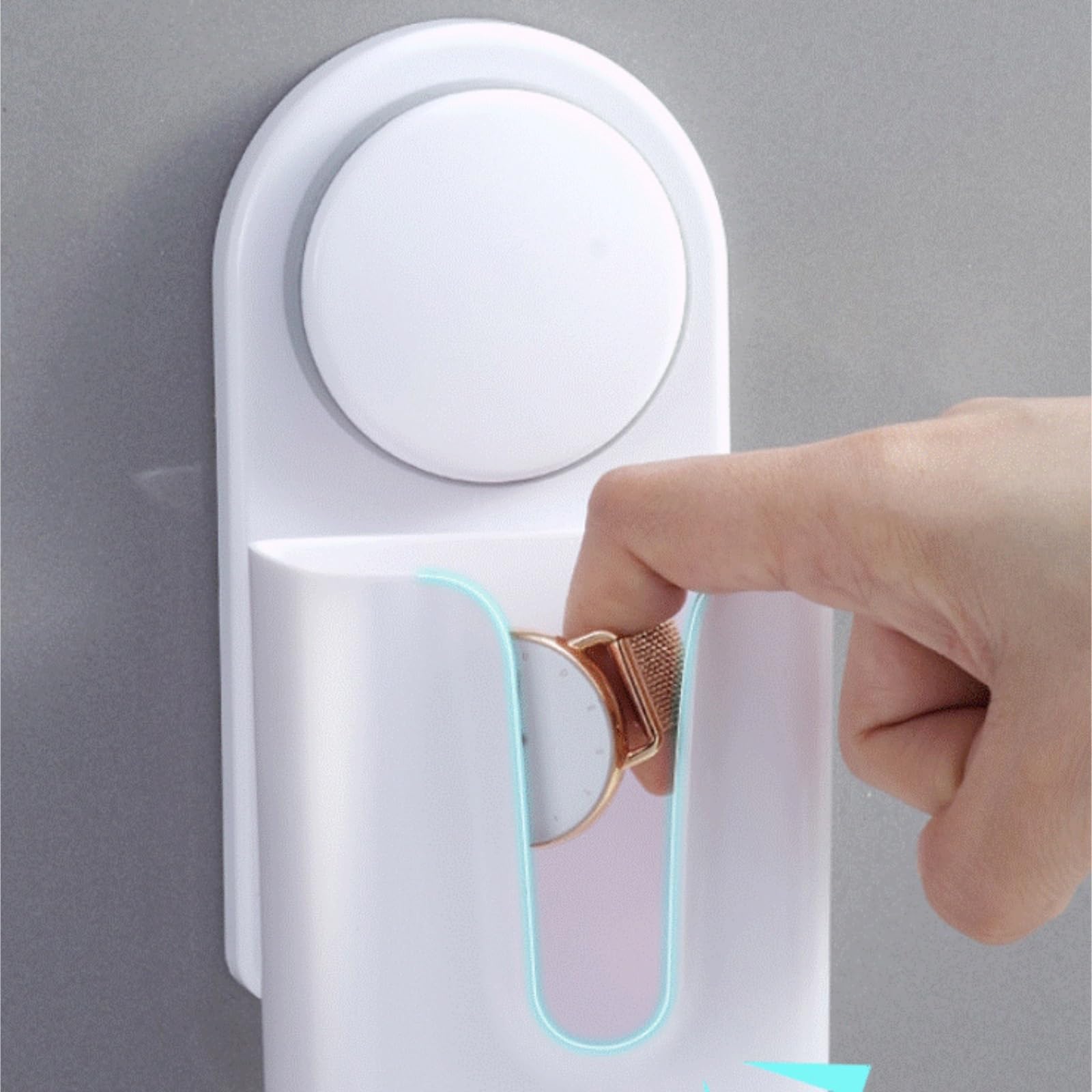 Soporte Cepillo De Dientes No Se Requiere Perforación For El Juego De Portacepillos Dientes Montado En La Pared Portavasos For Cepillos Práctico Organizador De Baño(B)