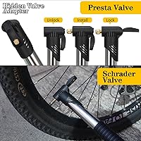 Vista 6 de Kit de Reparación de Bicicleta, Bolsa de Reparación de Bicicleta con Bomba de Neumáticos, Kit de Herramientas de Bicicleta para Viajes de Camping