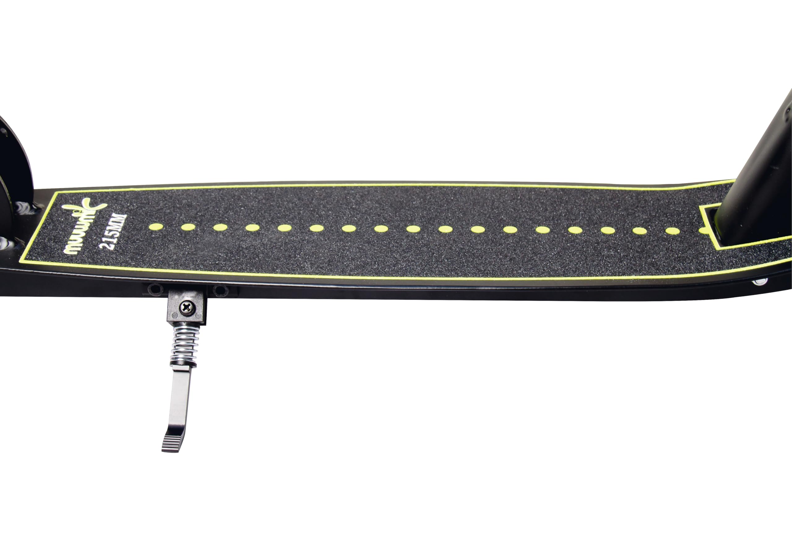 muuwmi - Trottinette Pro en Aluminium - 215 mm - ABEC 7 - Homologuée GS - Hauteur réglable - Plateau XL - Guidon BMX