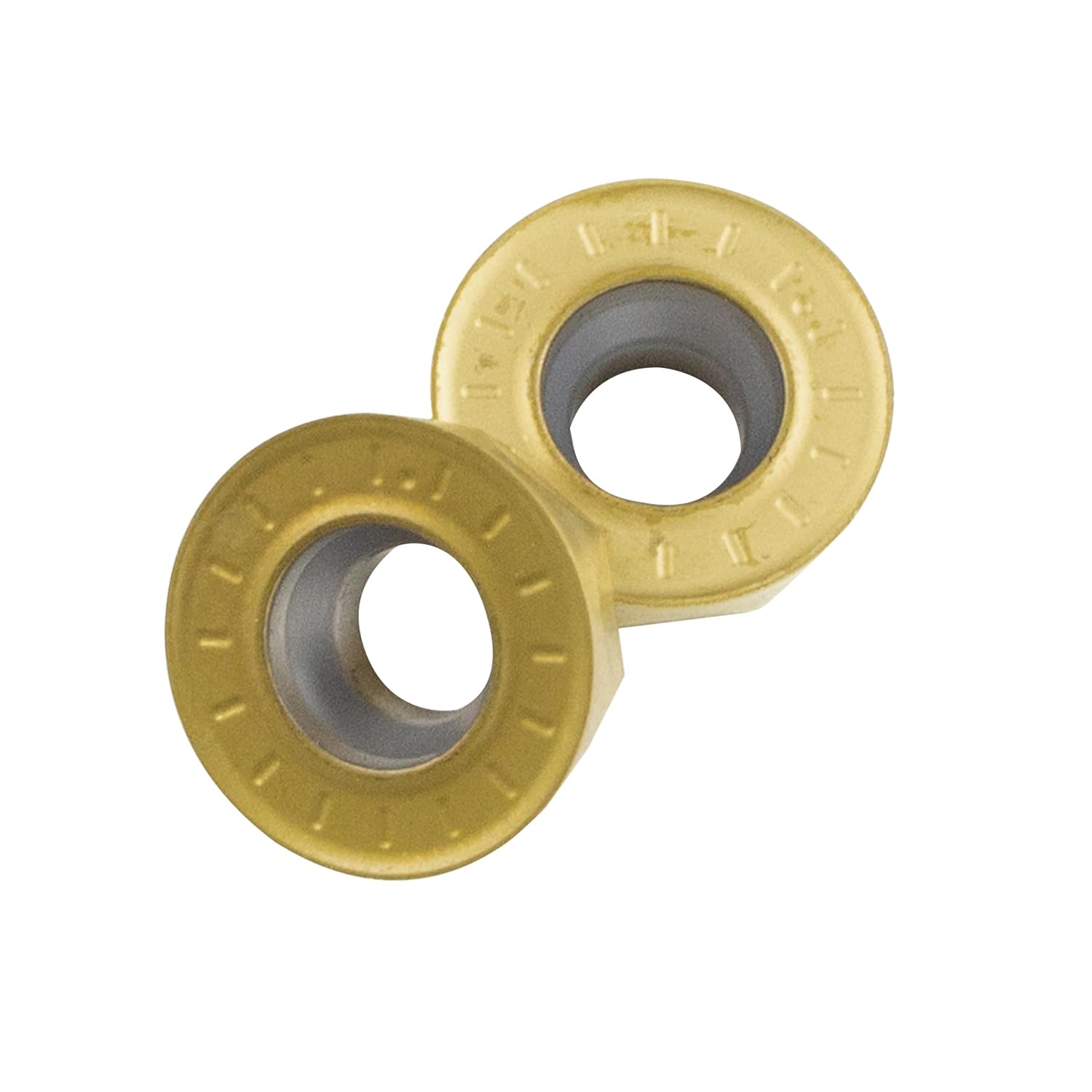 HFS(R) Round Carbide Milling Insert R6 with Case for Lathe Processing Steel, Stainless Steel 10pcs