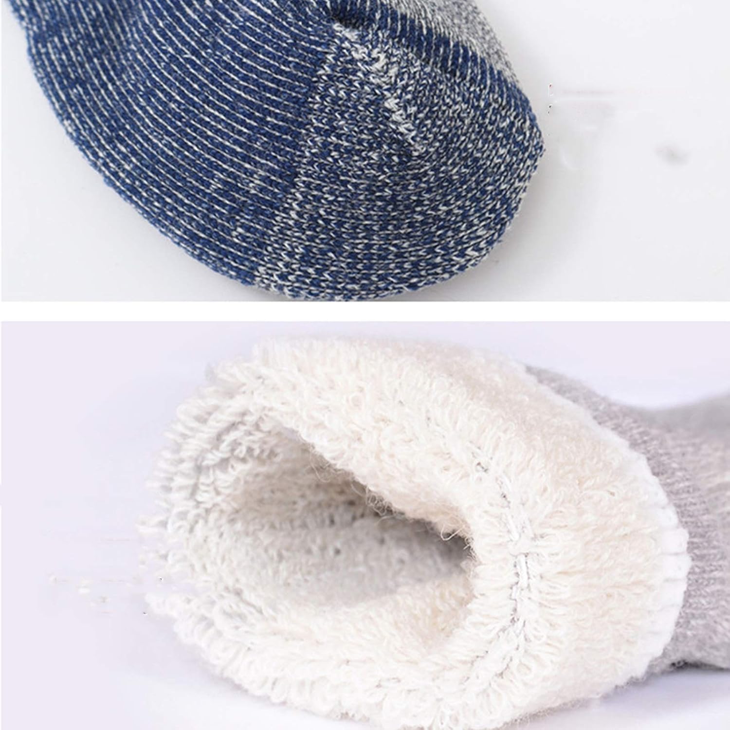 Skiing Socks 5pcs Outdoor Ski Hiking Socks Men and Women Winter for Cycling Hiking