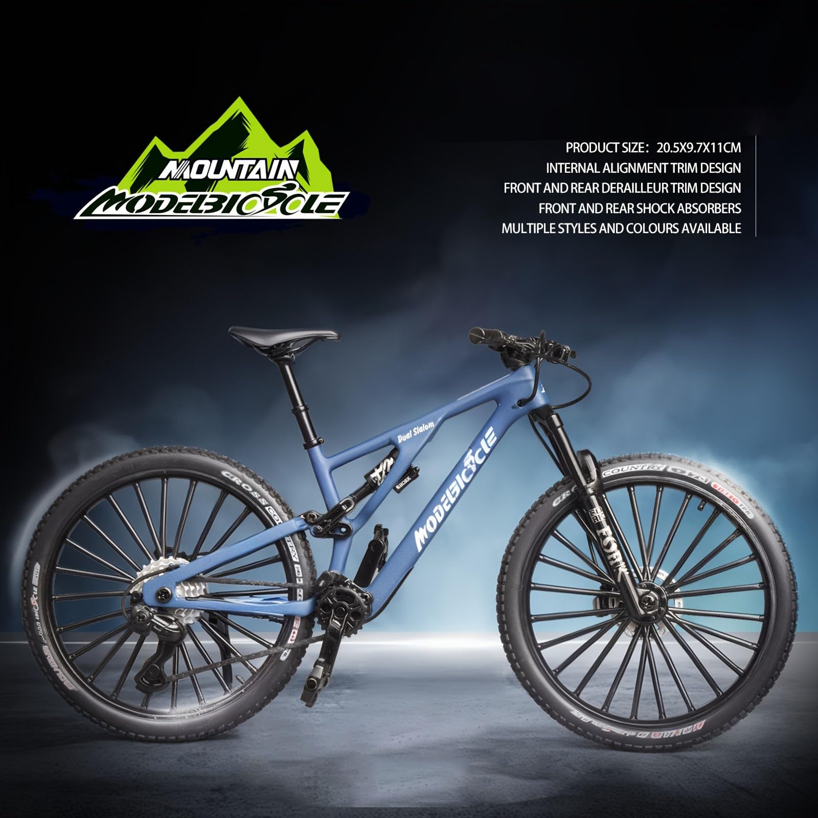 Toseek 20er Mountain Bike Carbon Fork Gravel Bike 700C Mountain