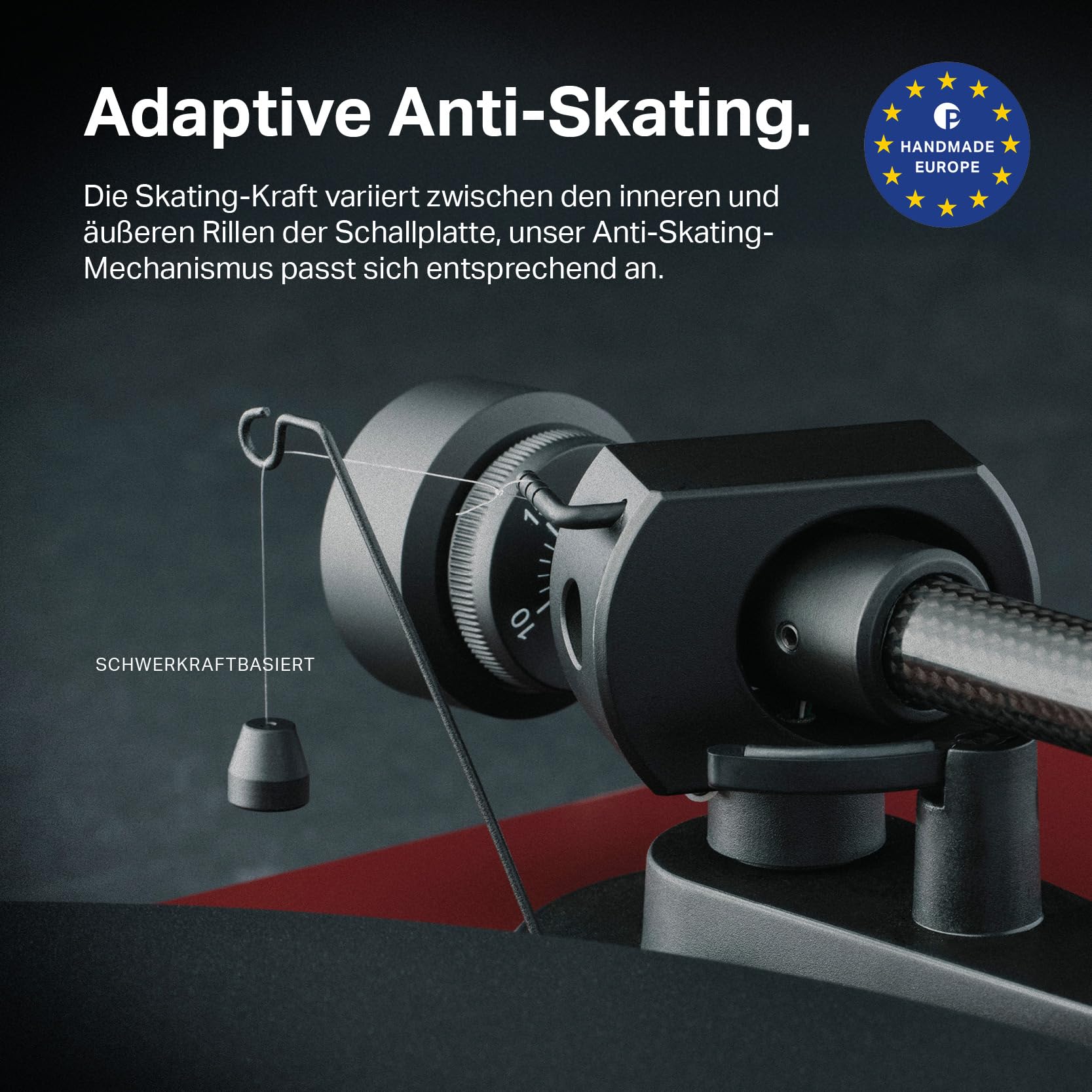Pro-Ject Debut EVO 2, giradischi audiofili di nuova generazione con braccio in fibra di carbonio, selezione elettronica della velocità e cartuccia Pick it MM EVO premontata, prodotto in Europa (nero