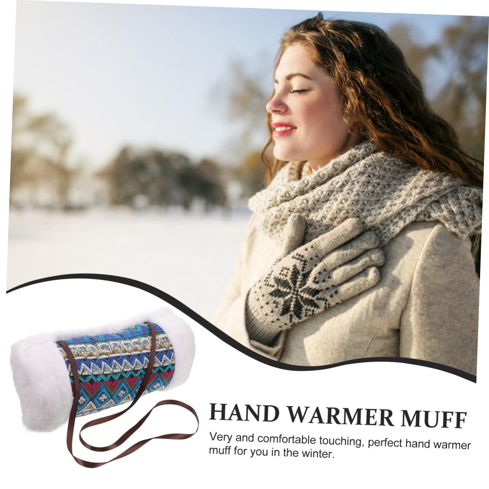 Kisangel 2st Handwärmer Für Den Außenbereich Gothic Umhängetasche Damen Frauen Kalt Kleine Handtaschen Damen Gel handtaschen Tragetaschen Für Handmuff Praktische Wärmehülse Stoff