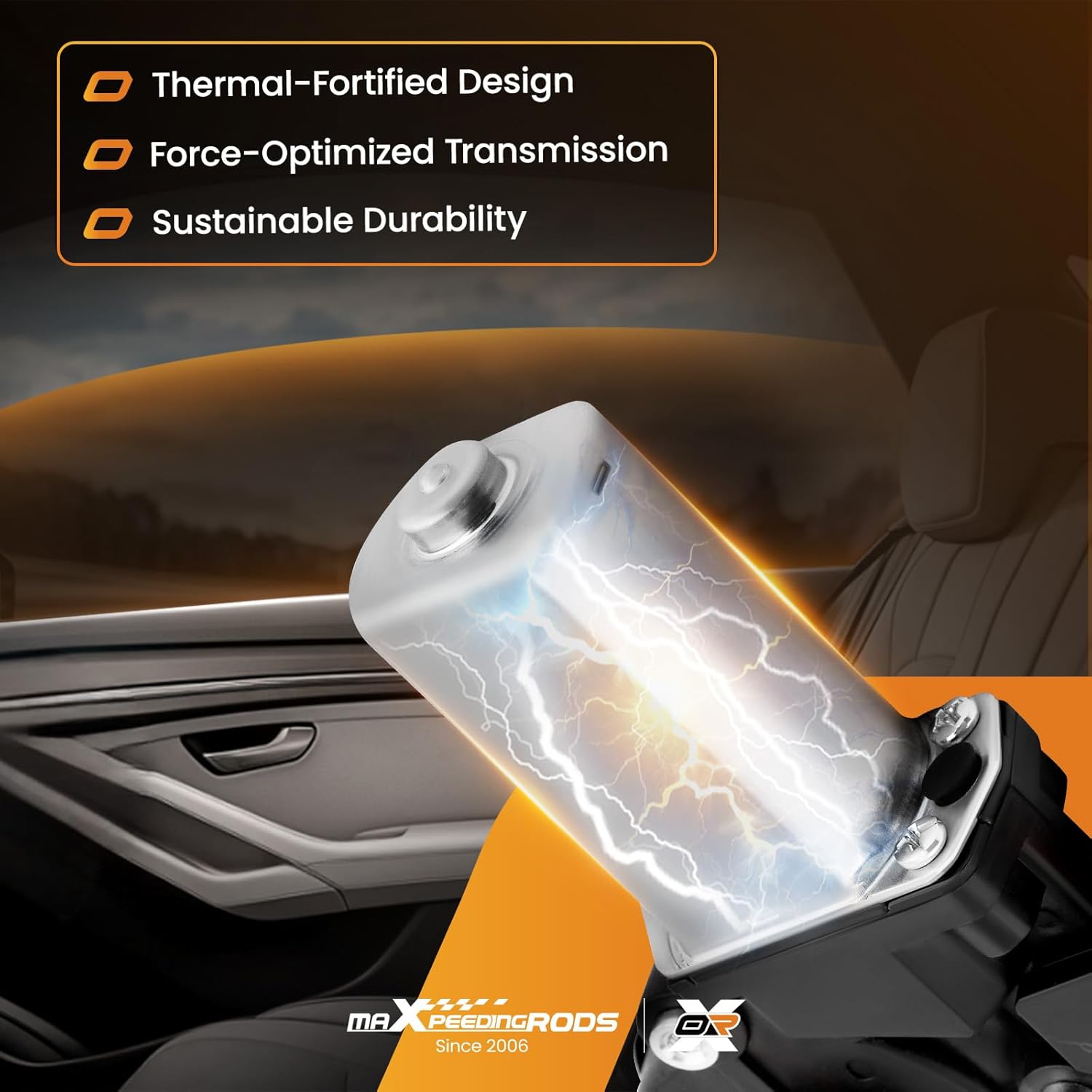 maXpeedingrods Power Window Regulator with Motor Rear Passenger Side for Ford Escape 2008-2012