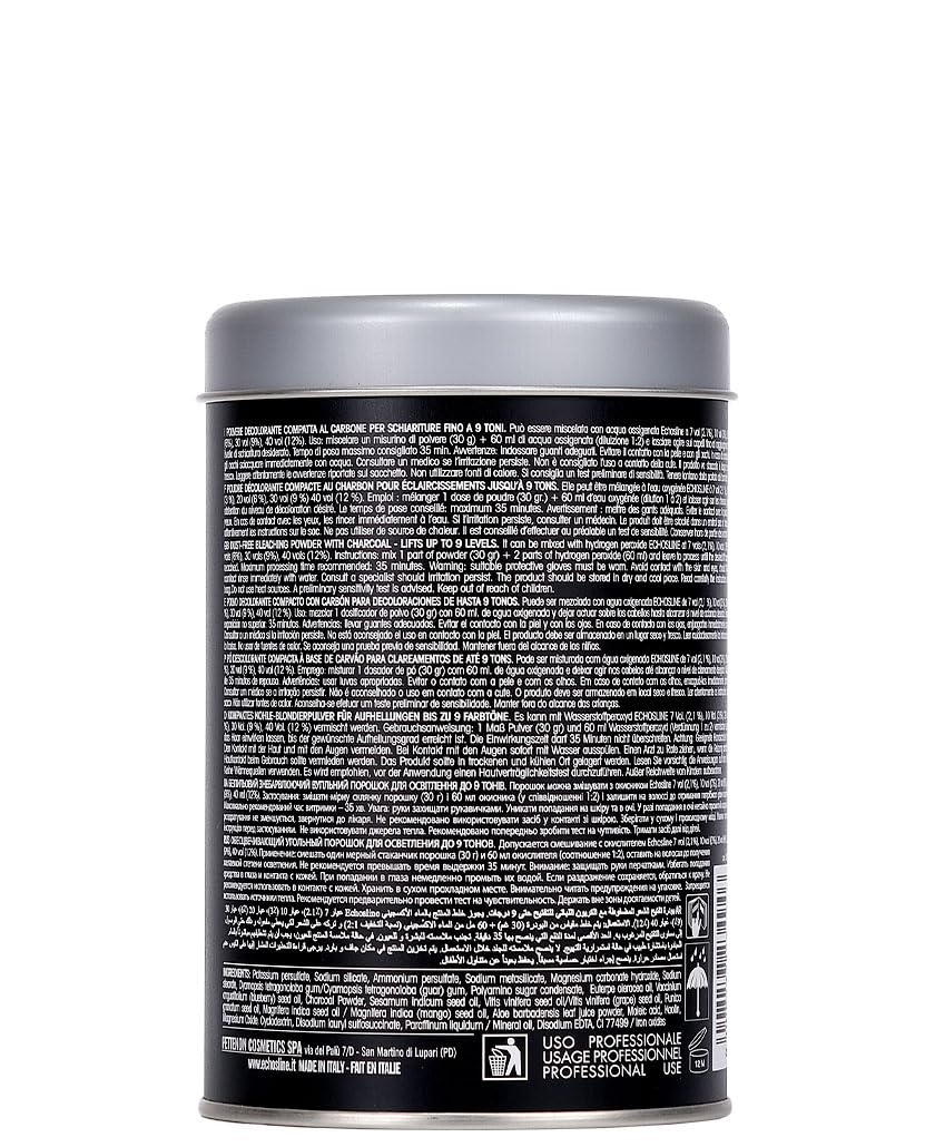 ECHOSLINE Karbon 9 Charcoal Extra Bleach 9T - 9 Tones Compact Bleaching Powder
