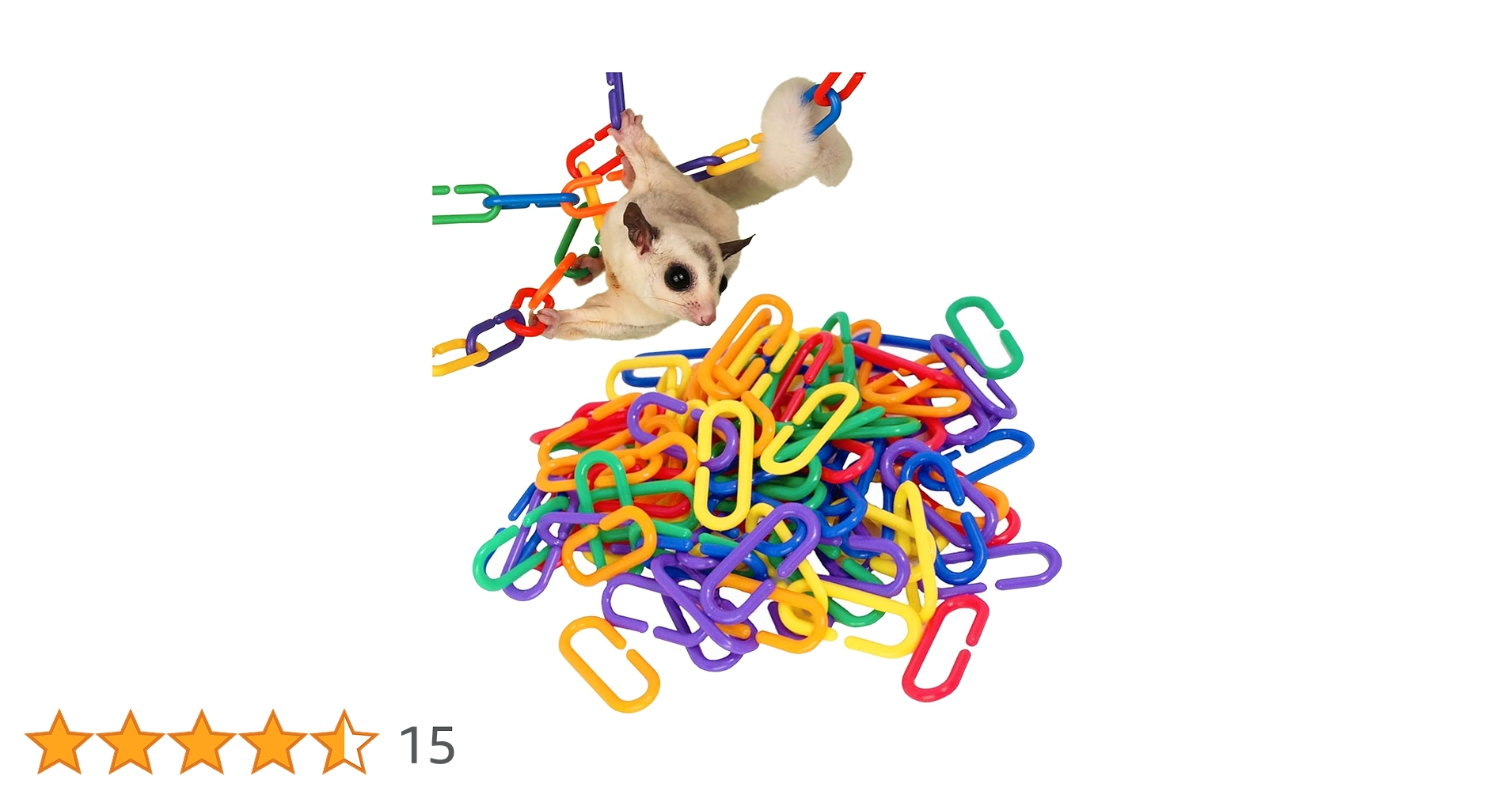 Amazon | Quiear（クワイヤー） モモンガ おもちゃ チェーン 100