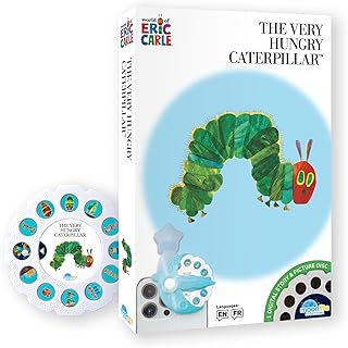 Moonlite Storybook Reels for Flashlight Projector, Kids Toddler | The Very Hungry Caterpillar | Single Reel Pack Story for 12 Months and Up