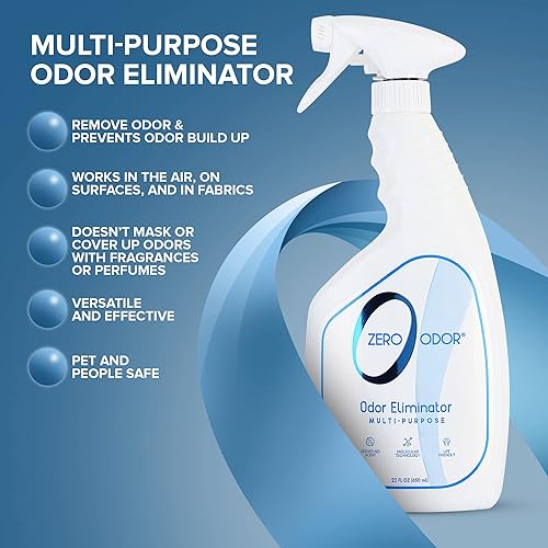 Miniatura 20 de Zero Odor Eliminador de olores multiusos - Olor de aire y superficie - Tecnología patentada para baño, cocina, tela, armario, huele muy bien