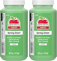 Vista 26 de Apple Barrel 21136 - Pintura acrílica en varios colores (16 onzas), color verde Kelly Kelly Green