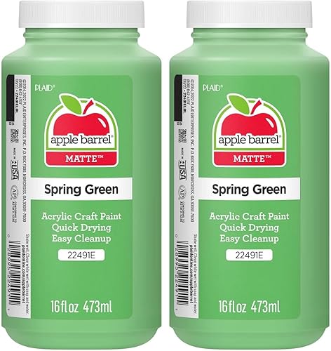 Miniatura 26 de Apple Barrel 21136 - Pintura acrílica en varios colores (16 onzas), color verde Kelly Kelly Green