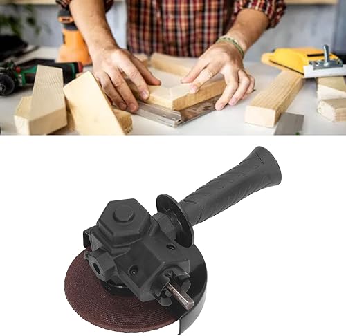Miniatura 3 de Adaptador de amoladora de taladro a ángulo con mango, herramienta eléctrica de llave de disco de molienda para pulido de corte de plástico de metal