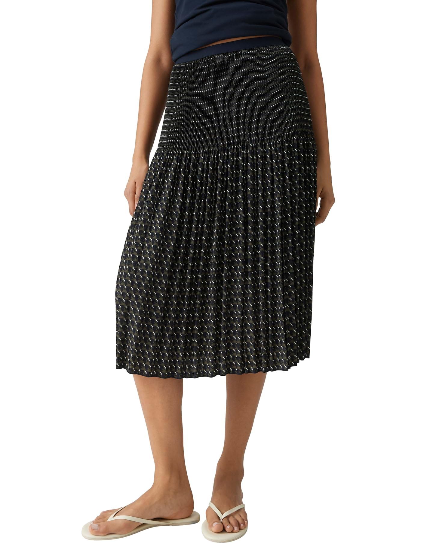 OPUS Damen Midirock | RIBANE London Plisseerock mit Komfortbund