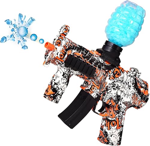 Rilatll GBN04 - Kit de juguetes de gel para salpicaduras de agua totalmente automáticas con todo juego de disparos al aire libre para adultos y
