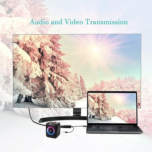 Miniatura 5 de Adaptador USB a VGA, adaptador USB 3.0 a VGA, convertidor de video multipantalla, compatible con PC, laptop, Windows XP781011 de escritorio, laptop,