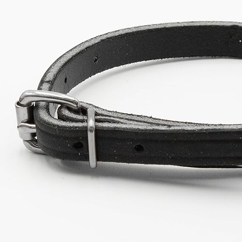 Miniatura 2 de Leerburg 's Amish Soft Latigo - Collar para cachorros de piel de 12 pulgada de ancho