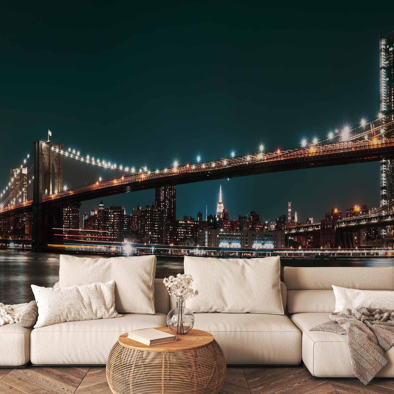 Peel And Stick Wallpaper New York City Wall Mural 135x101 Inch - Peel ...