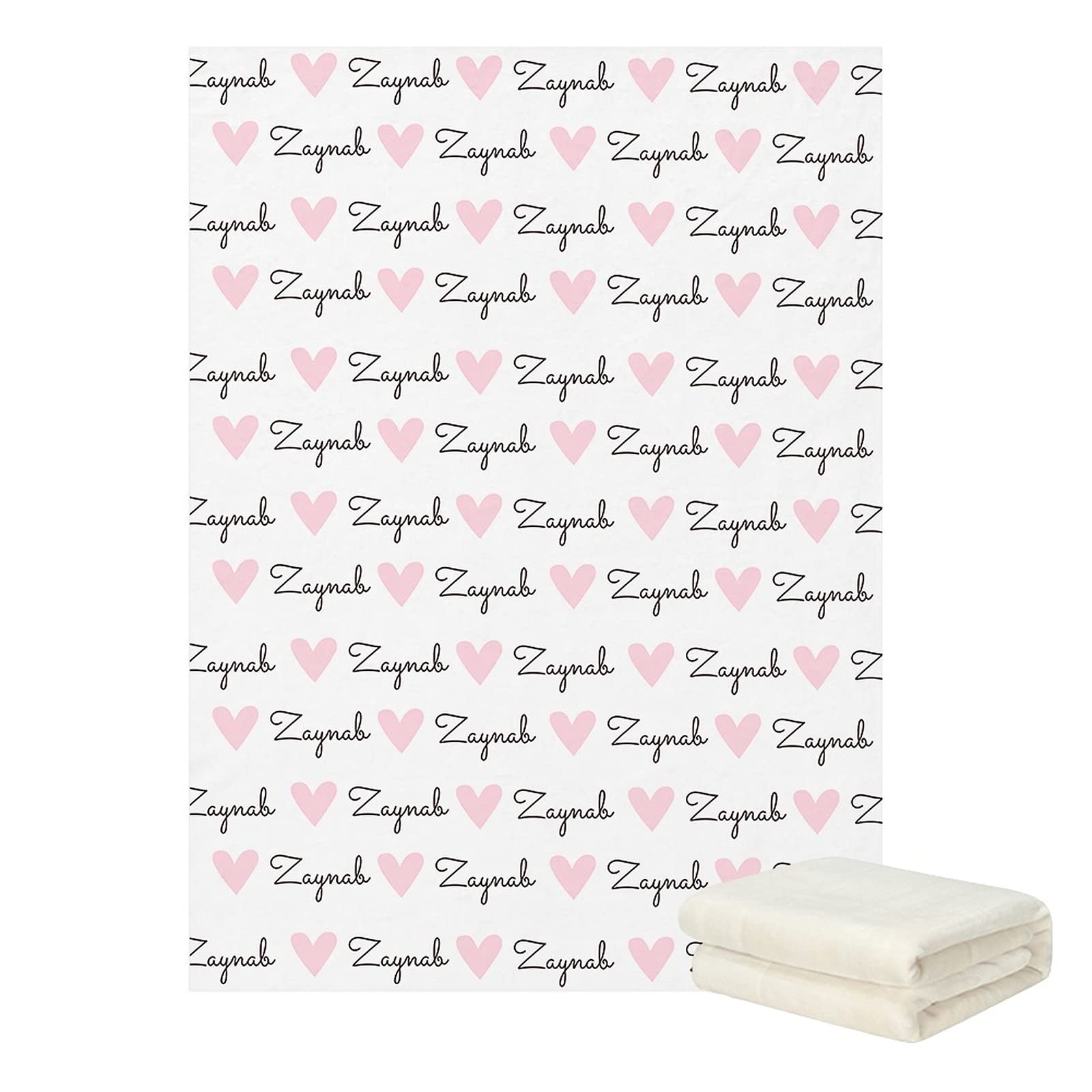 Copertina Per Bambini Personalizzata Con Nome Coperte Per Bambini Personalizzate Morbido Peluche In Pile Per Ragazze Ragazzi Figlia Neonati Toddler (A,59"x78"/150x200cm)