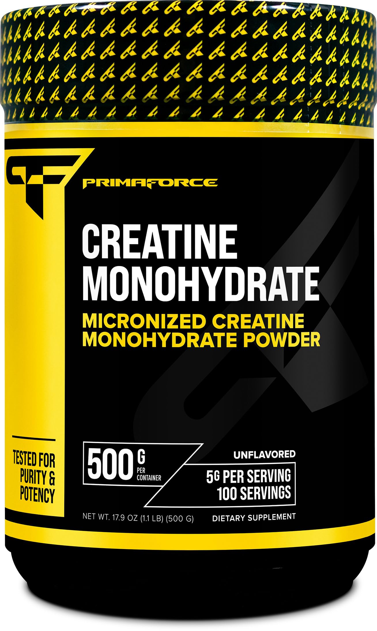 PrimaforceMicronized Creatine Monohydrate Powder 500 Grams (1.1 Pounds)