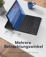 Earto Samsung Galaxy Tab S10 Lite/FE Mágneses Billentyűzet QWERTZ, S Pen Tartóval 5