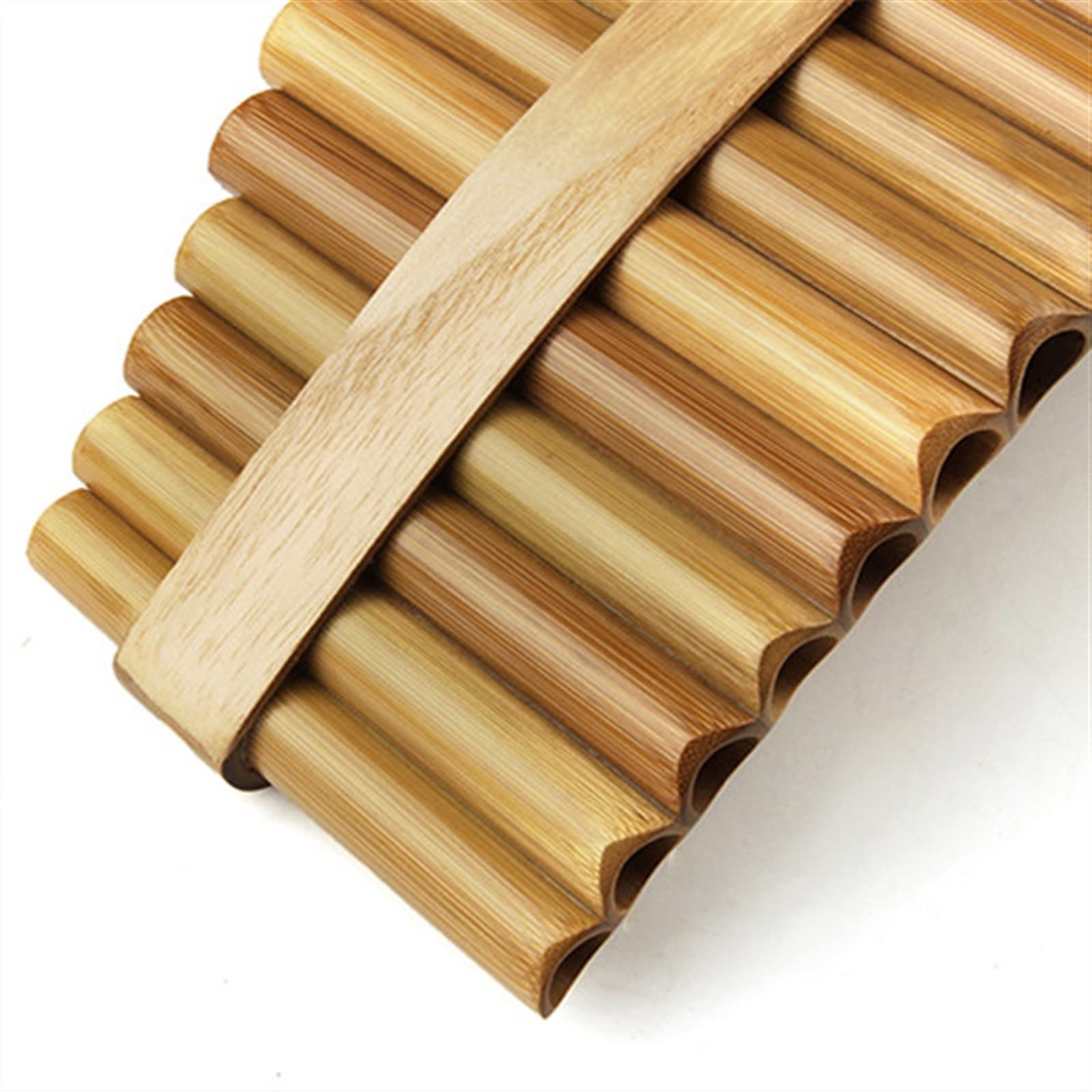 Panflöten Bambus 22 Pfeifen Handgefertigte Musikinstrumente Holzbläser Panflöte (Color : Right)