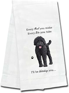 Dark Labradoodle Kitchen Towel