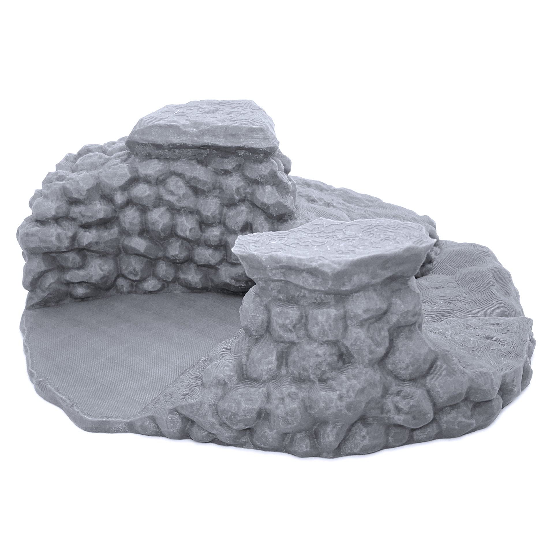 EnderToys Rock Valley, 3D Printed Tabletop RPG Scenery and Wargame Terrain for 28mm Miniatures