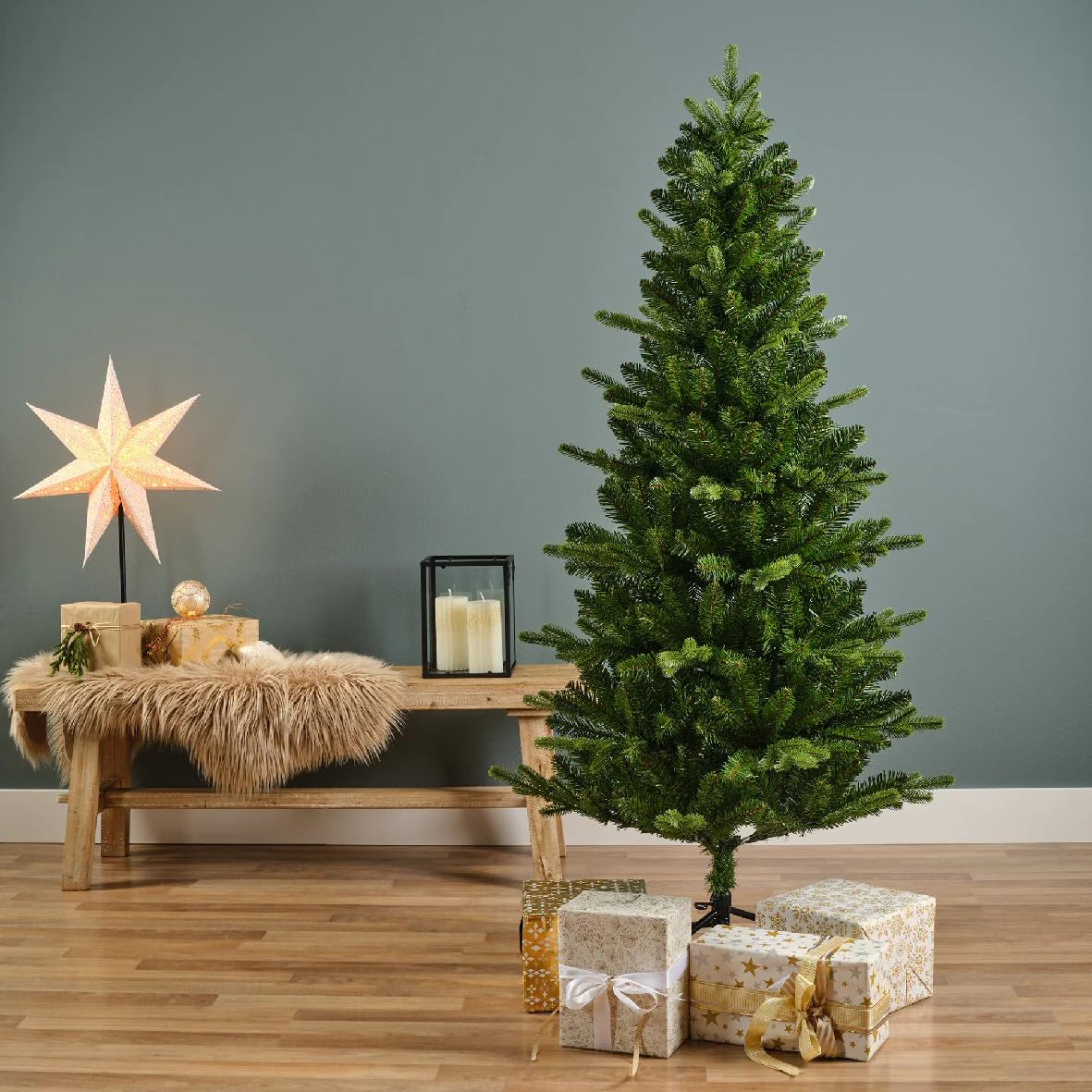 künstlicher weihnachtsbaum realistisch Künstlicher Weihnachtsbaum 180cm – Naturgetreu & 5 Jahre Garantie –  pandaloo.ch