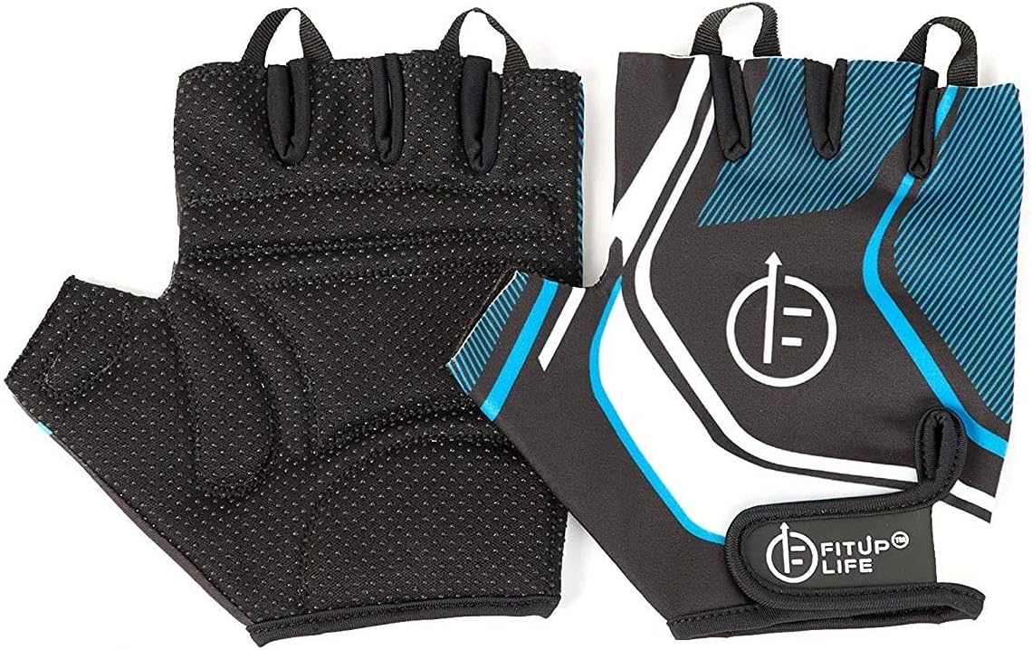 Gym & Cycling Gloves with Adjustable Strap & Dotted Padding (Imported)