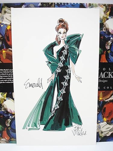 Miniatura 5 de Bob Mackie Original Designs Portafolio de Barbie Jewel Essence Collection
