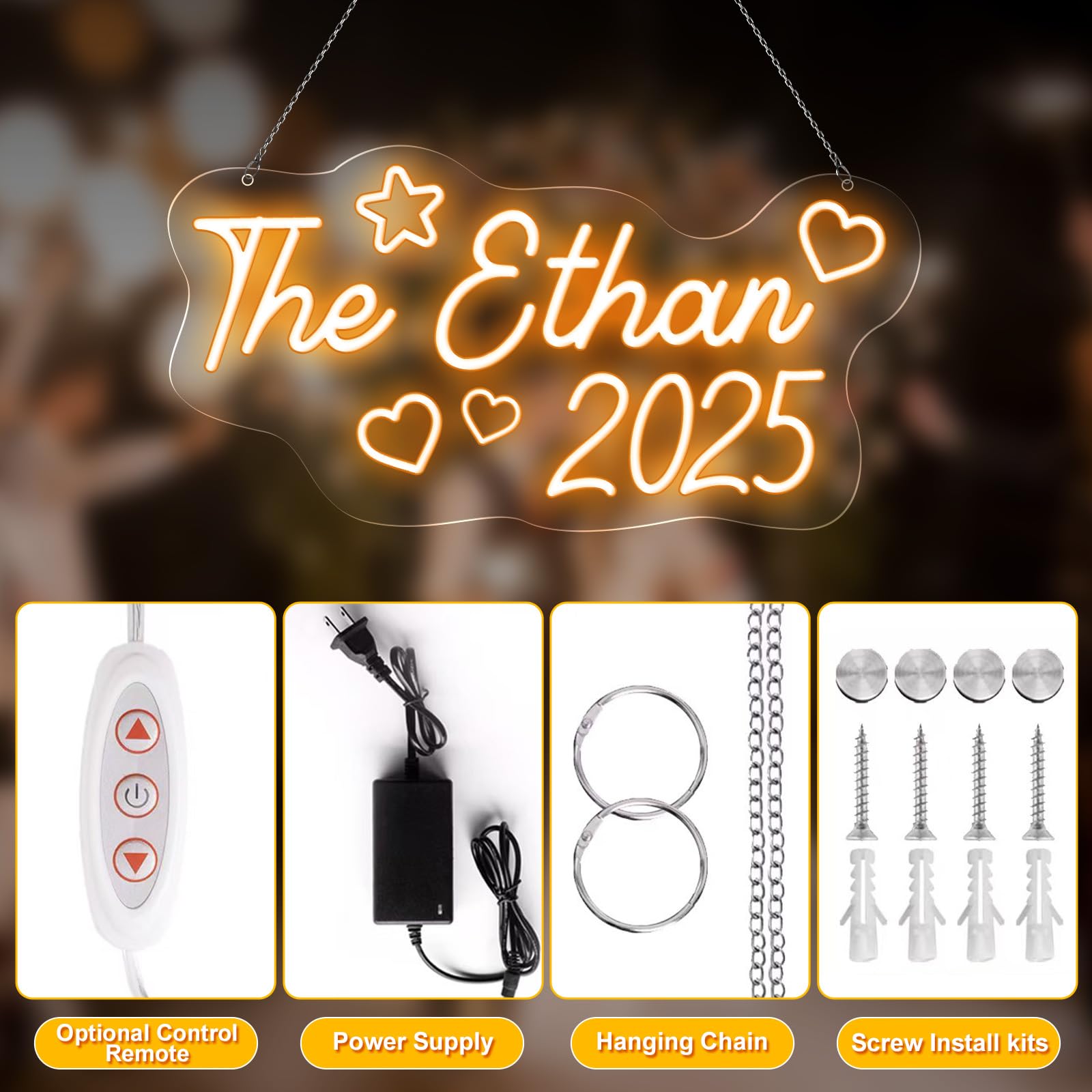 Neonschild Herz Liebe - LED Neon - Wanddeko Geeignet für Schlafzimmer, Hochzeiten, Valentinstag Partys, Neonschilder zum Bekennen Romantischer Atmosphäre
