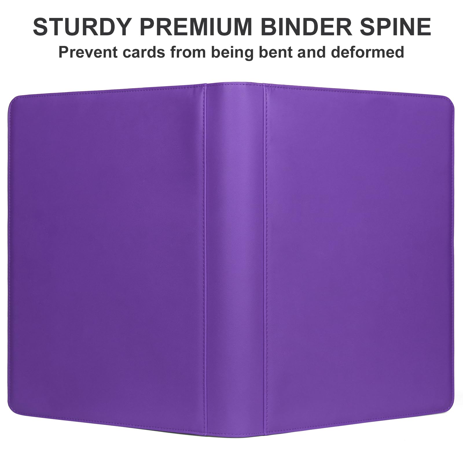 16-Pocket Trading Card Binder - Holds 1000+ Cards For MTG, Sports & TCG With Zipper Closure