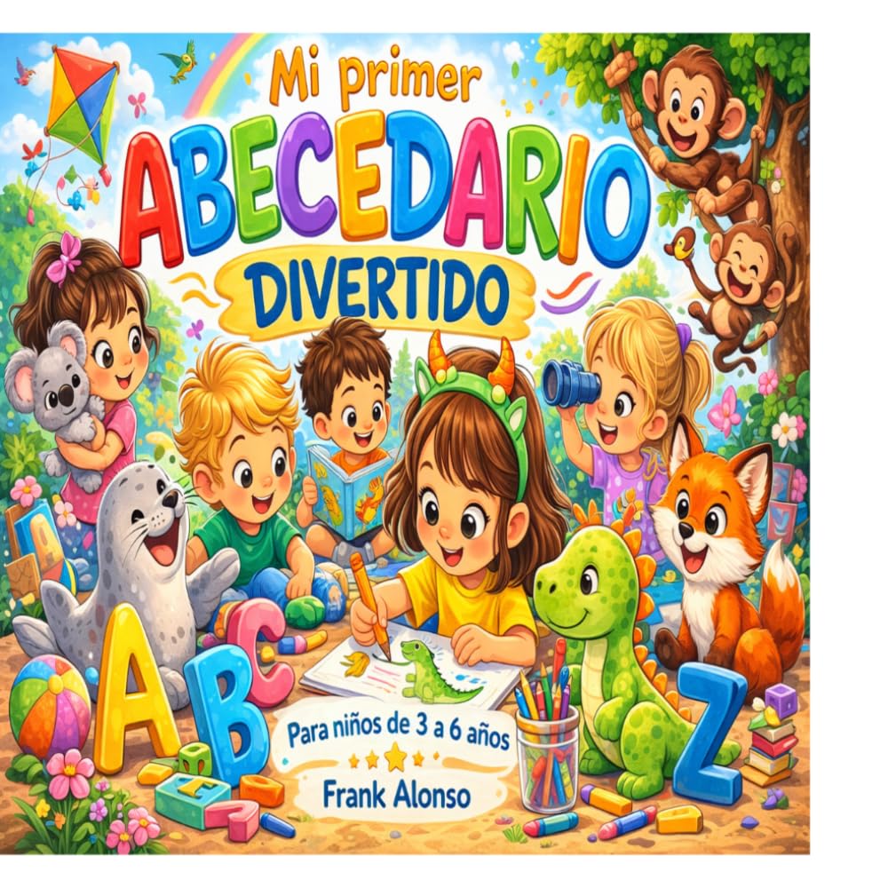 Mi primer abecedario divertido: Aprende las letras de forma fácil y divertida para niños de 3 a 6 años