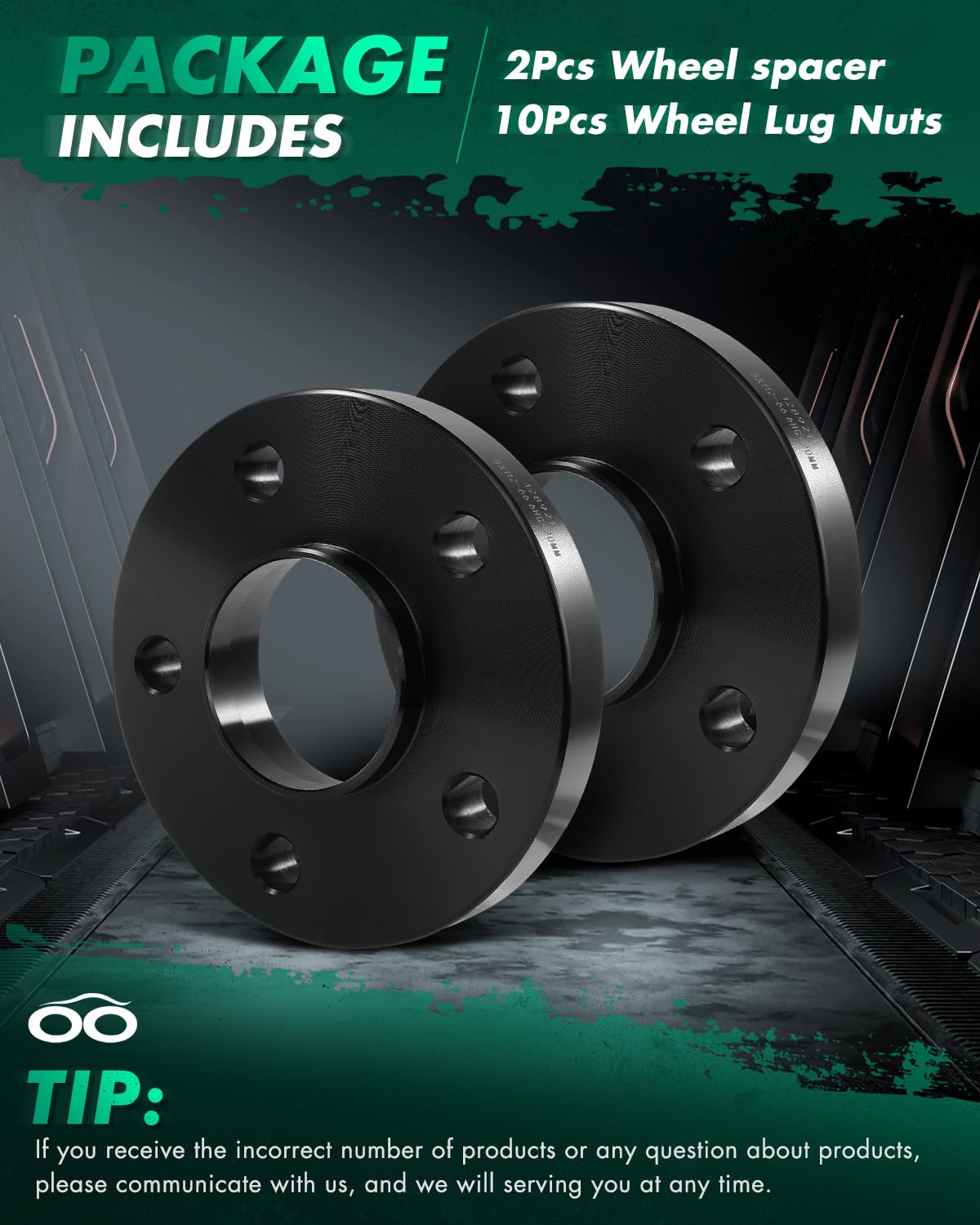 SCITOO 2 distanziali per Ruote 5 x 112, Foro da 20 mm, perni da 66,6 mm, 14 x 1,5, distanziali per Ruote a 5 Lug, Adatti per Audi A4 2009-2016, Audi A4 Quattro 2009-2016, Audi A5 2008-2016