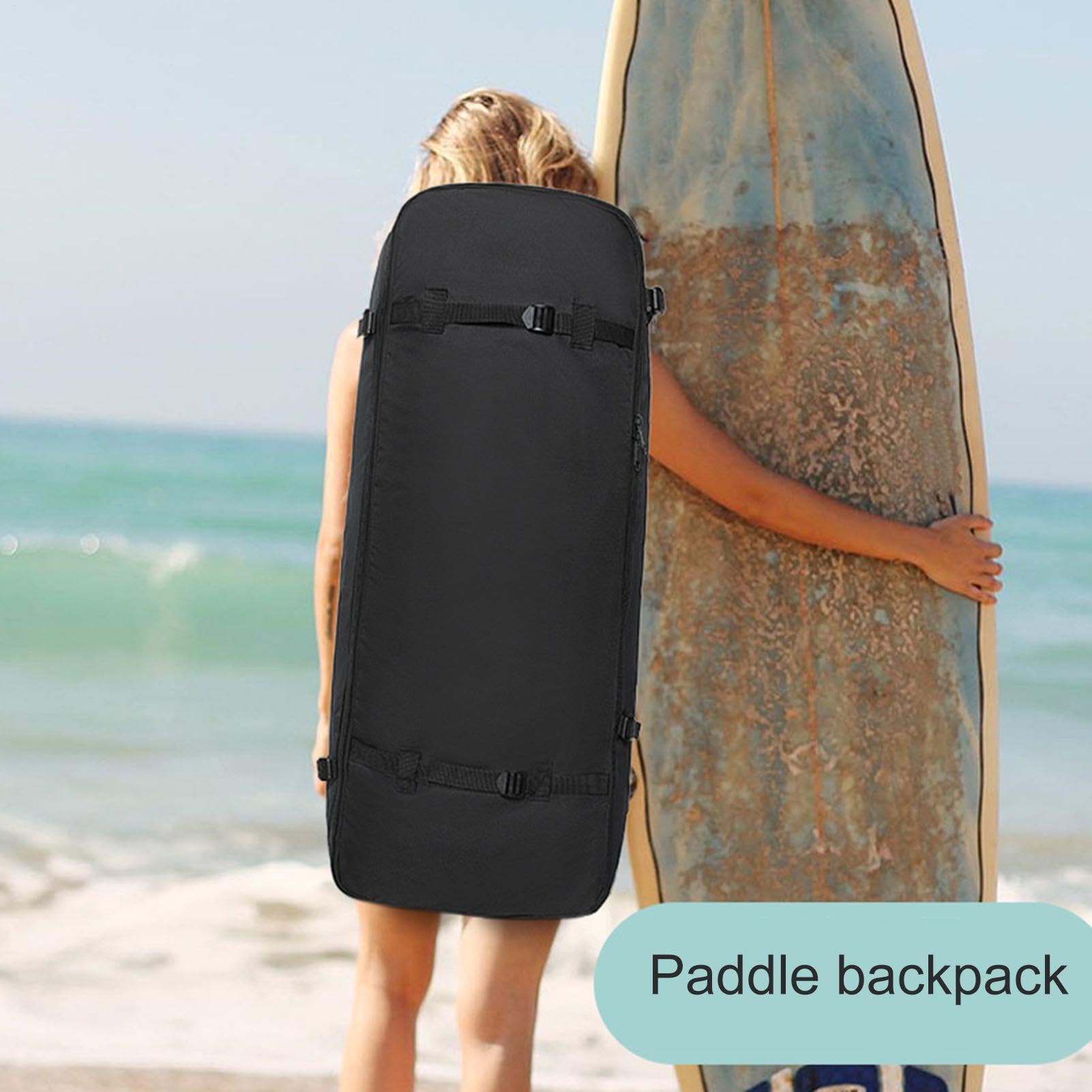 Borsa per Paddleboard Custodia Impermeabile con Regolabile | Borsa per Pagaia da Kayak Per Fiume Mare Nuoto Pesca Campeggio Escursionismo Spiaggia