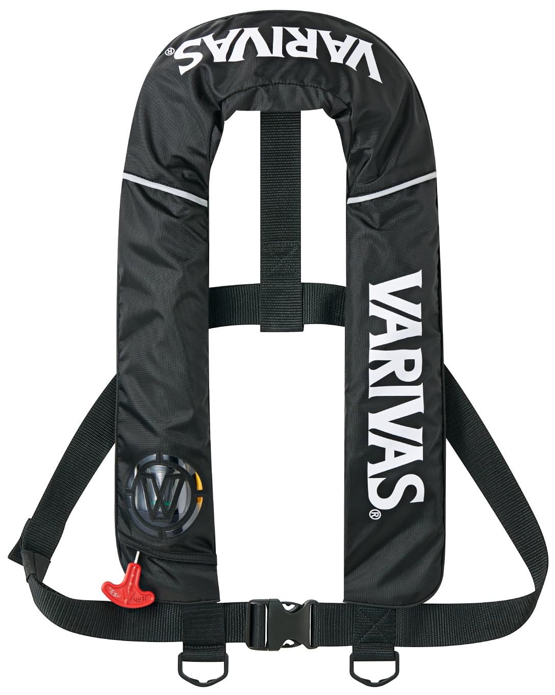 VARIVAS 自動膨張式ライフジャケット 黒 Amazon | バリバス(VARIVAS) 水感知機能付き膨脹式PFD 国土交通