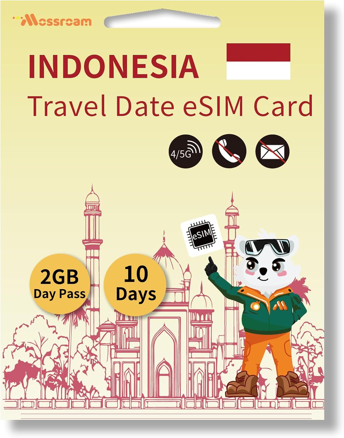 Indonesia Prepaid eSIM - Unlimited High-Speed Data - No Roaming, No Contracts - Easy Setup for Unlocked Phones