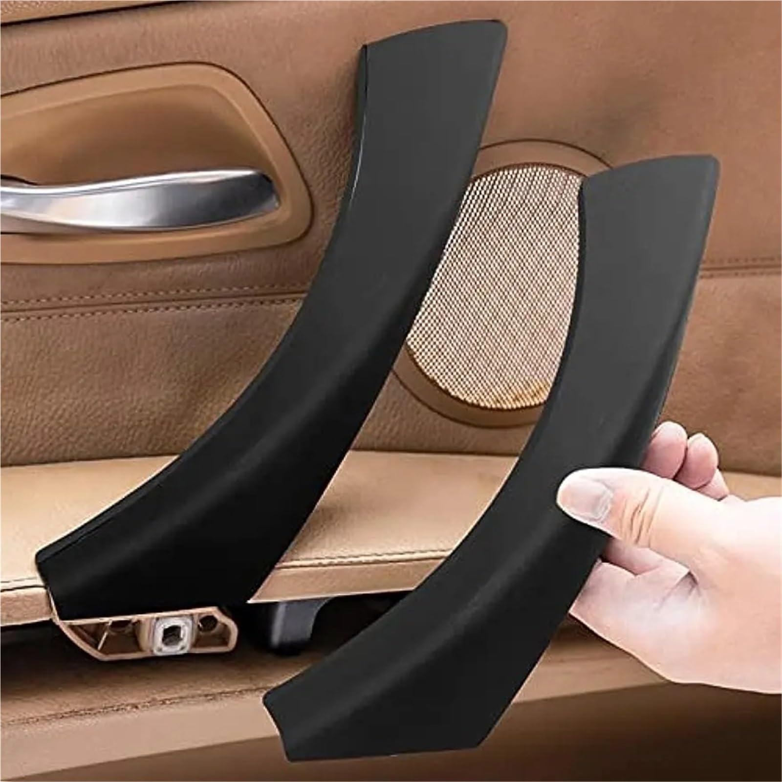 Türgriff Innen Carbon Für BMW 3er E90 E91 E92 E93 - Handgenähte Abdeckung Vorne/Hinten Rechts