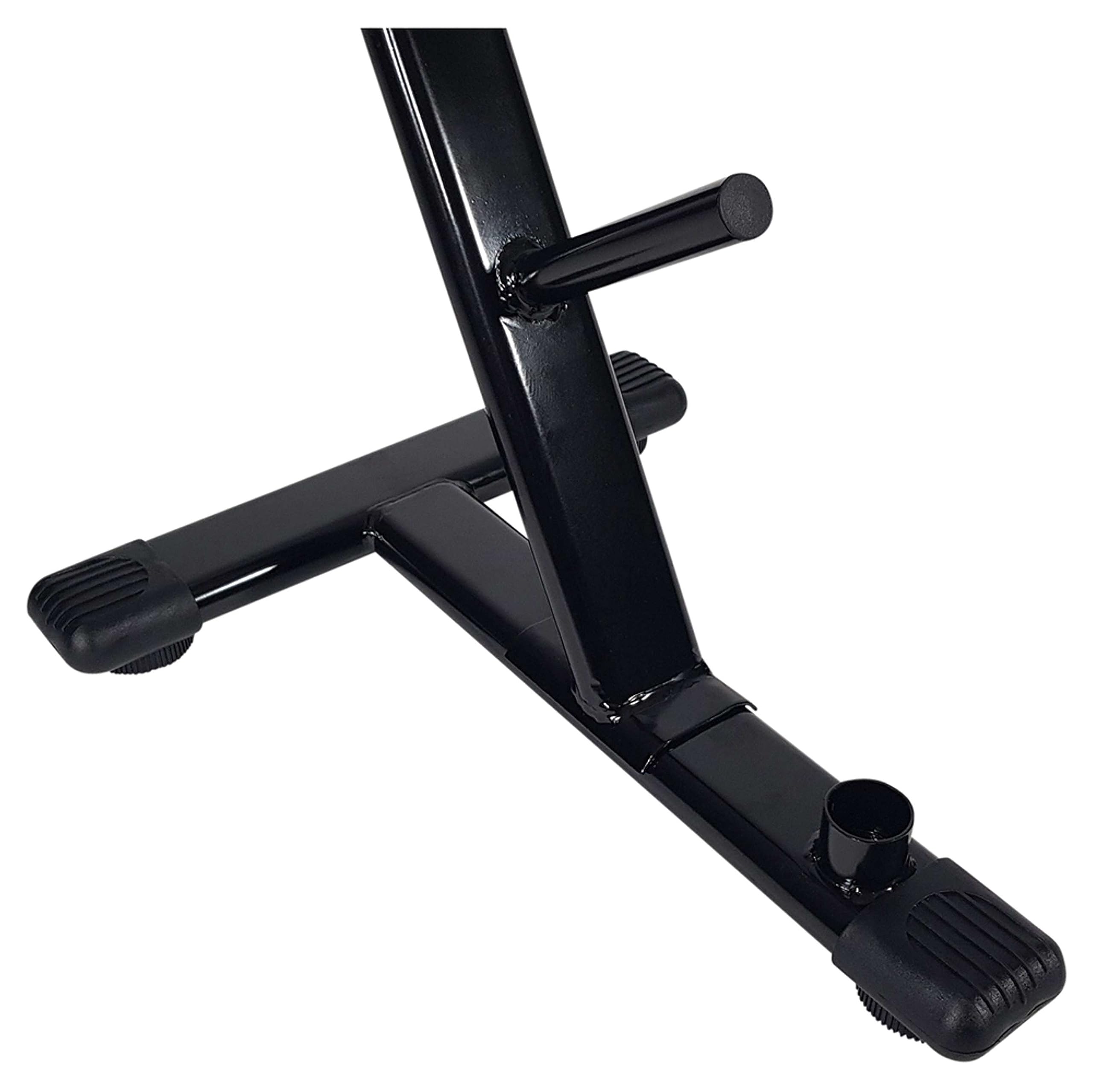 Tunturi Unisex Erwachsene Hantelständer Disc & Bar Standard 30 mm - Schwarz, 1