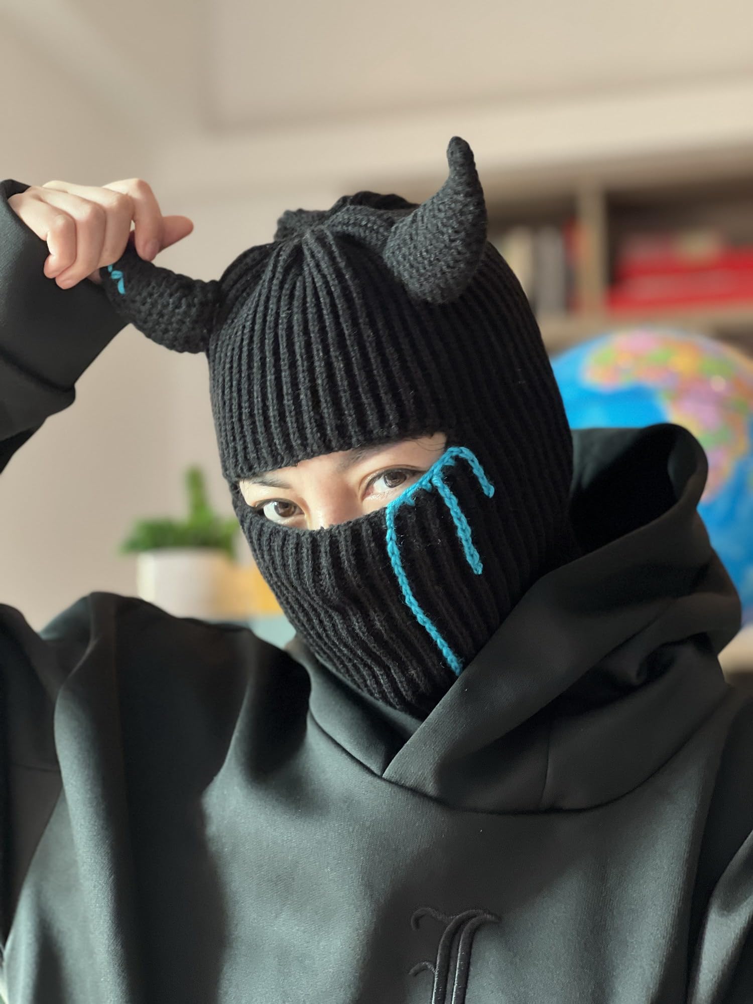 Zombie Hip Hop Parody Black unisex knitting beanie hat