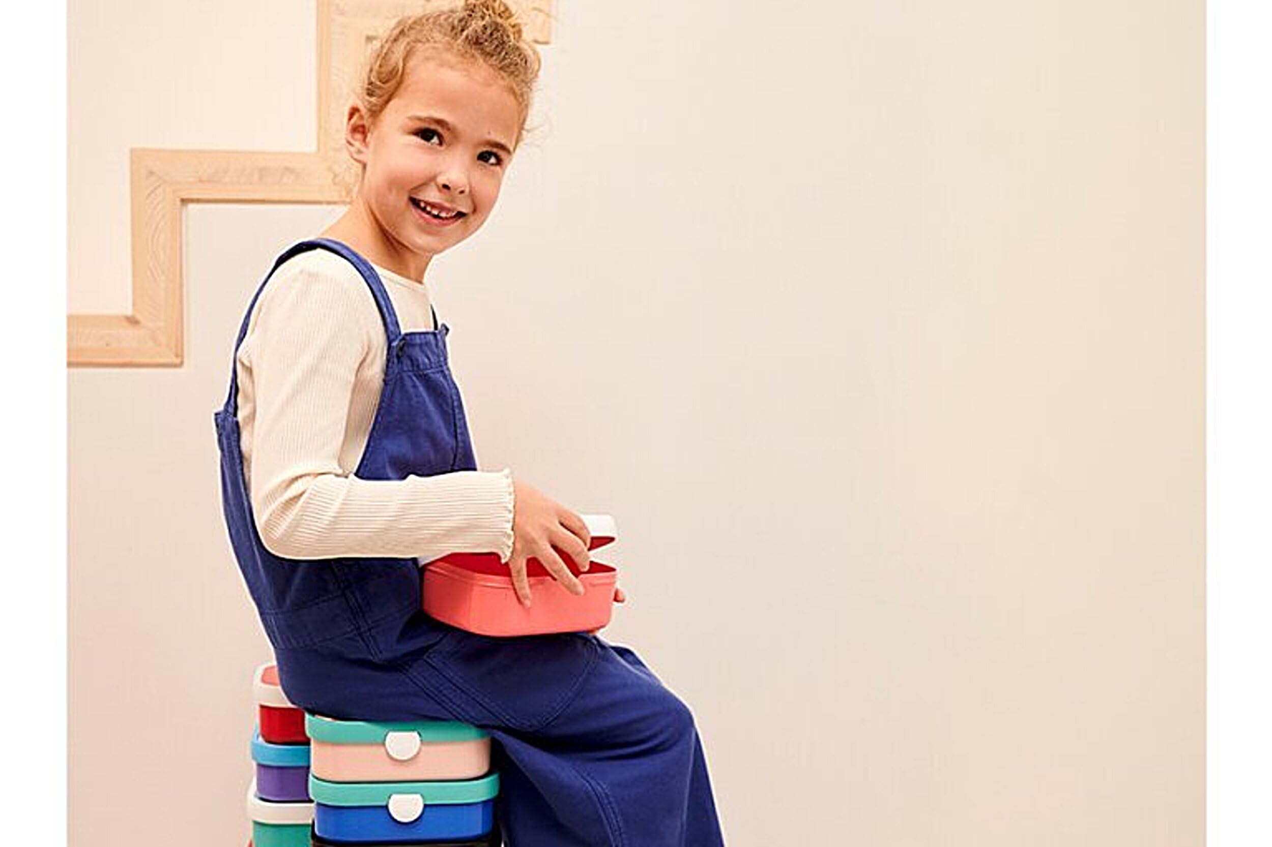 Mepal Set De Almuerzo Campus Little Farm | Fiambrera 750ml + Botella Pop-up 400ml | Libre De BPA | Apto Lavavajillas | Fabricado En Holanda | Para Niños Y Colegio